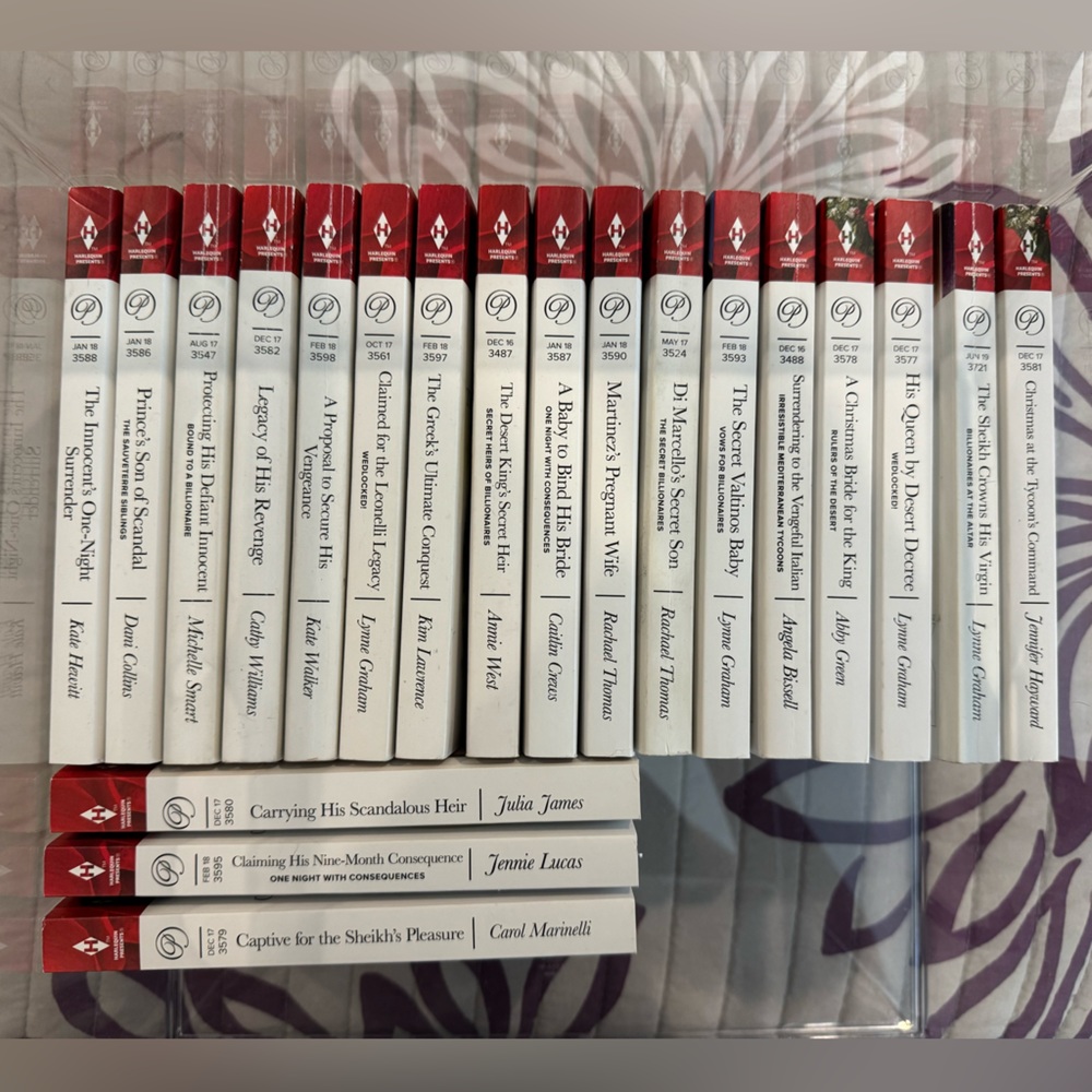 20 Harlequin Presents Books